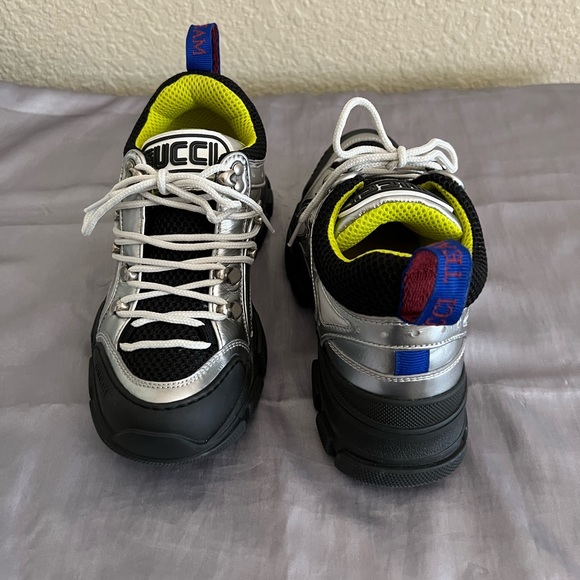 Gucci Flashtrek Trainer Shoes Sneakers 35 NEW - Picture 10 of 14